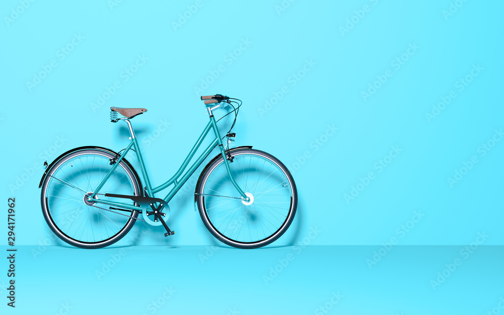 Fototapeta premium Vintage bicycle in the room