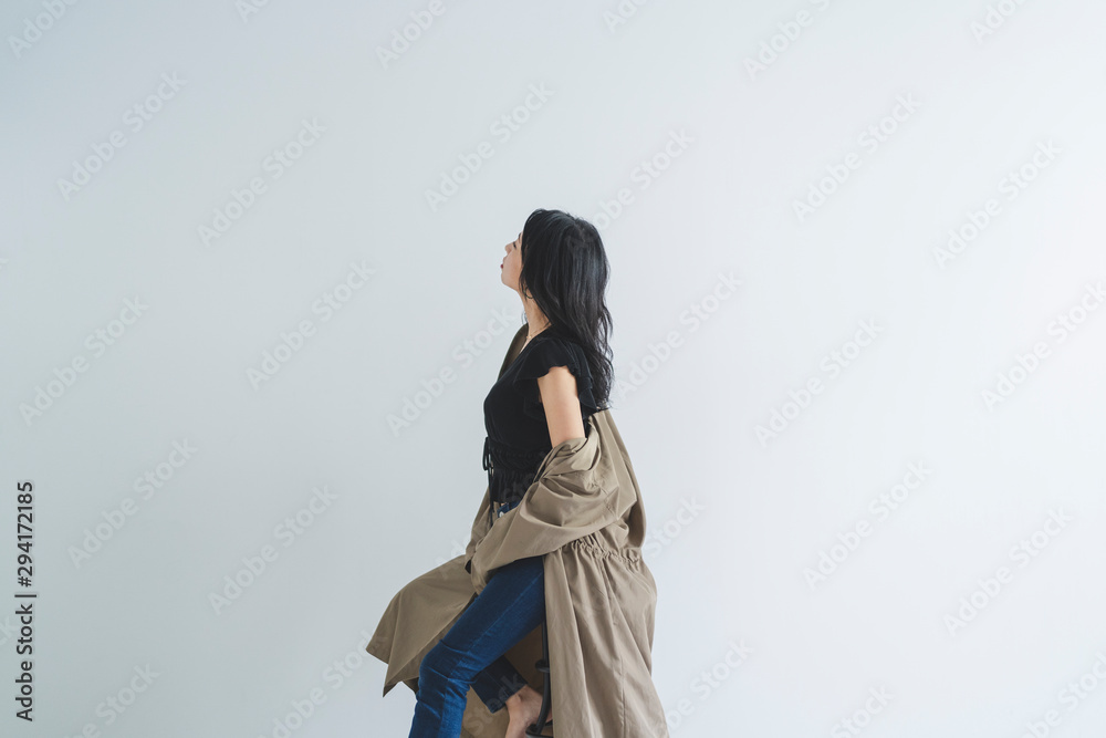 Naklejka premium 女性