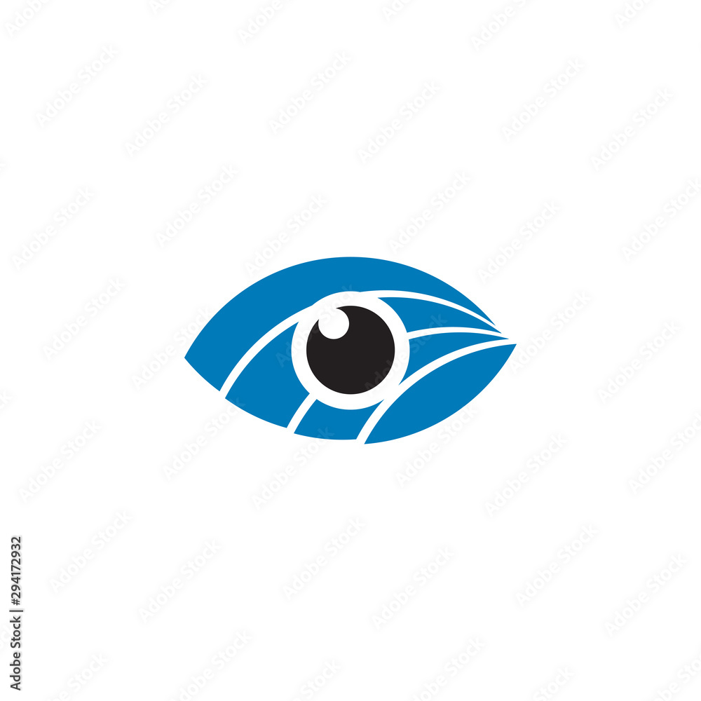 Obraz premium Eye logo care design vector template