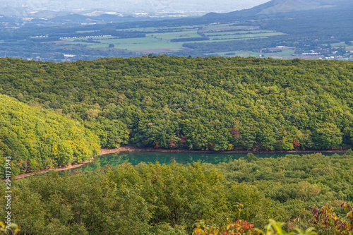 Towada Hachimantai National Park in early autumn