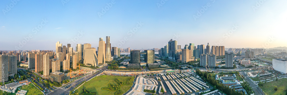 Fototapeta premium defaultcity skyline in hangzhou china