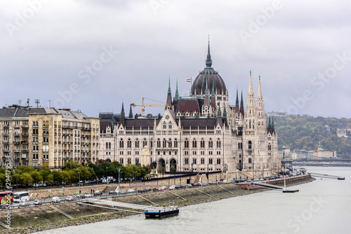 Hungarian Parliament in Budapest, Hungary. © Denis Rozhnovsky