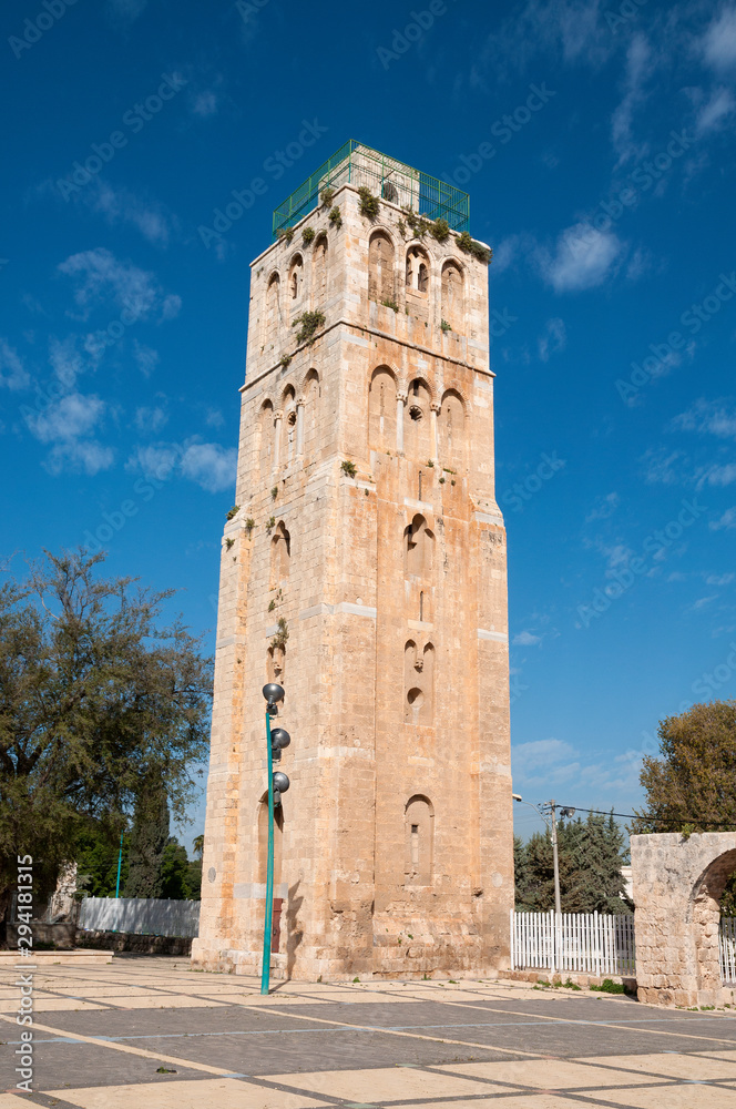 Tower of Ramla, Israel, built in the 13th century