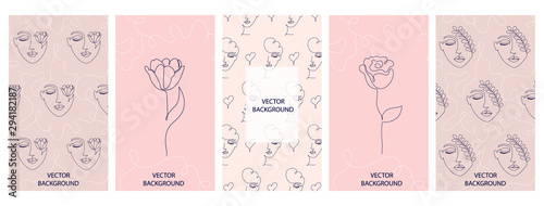 set of flyers