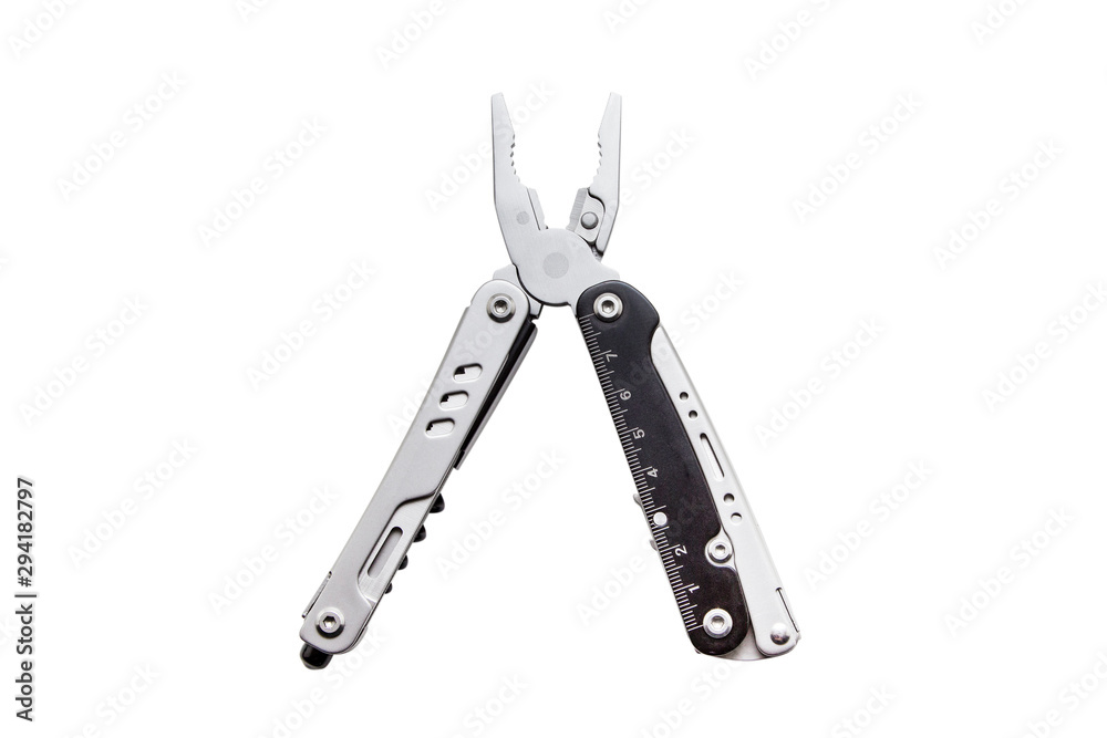 Multi tool isolated on white Multi tool isolated on white