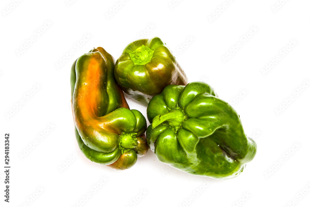 Fresh vegetables isolated on white background Fresh vegetables isolated on white background