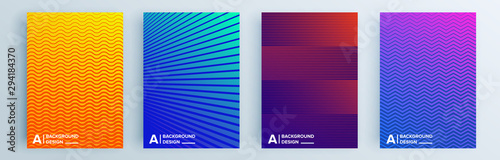 Modern abstract covers set, minimal covers design. Colorful geometric background, vector illustration.
