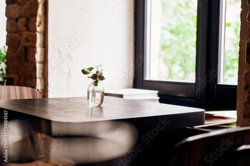 Restaurant minimalism interior design details