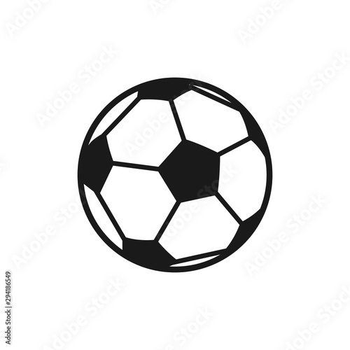 Soccer ball icon vector symbol illustration EPS 12