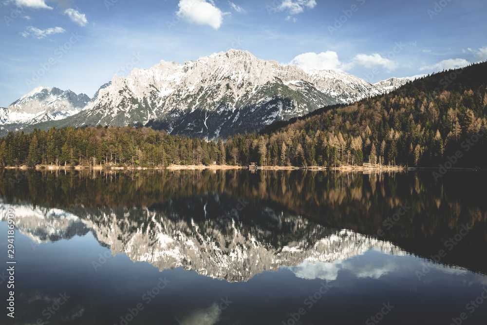 Mountain reflection