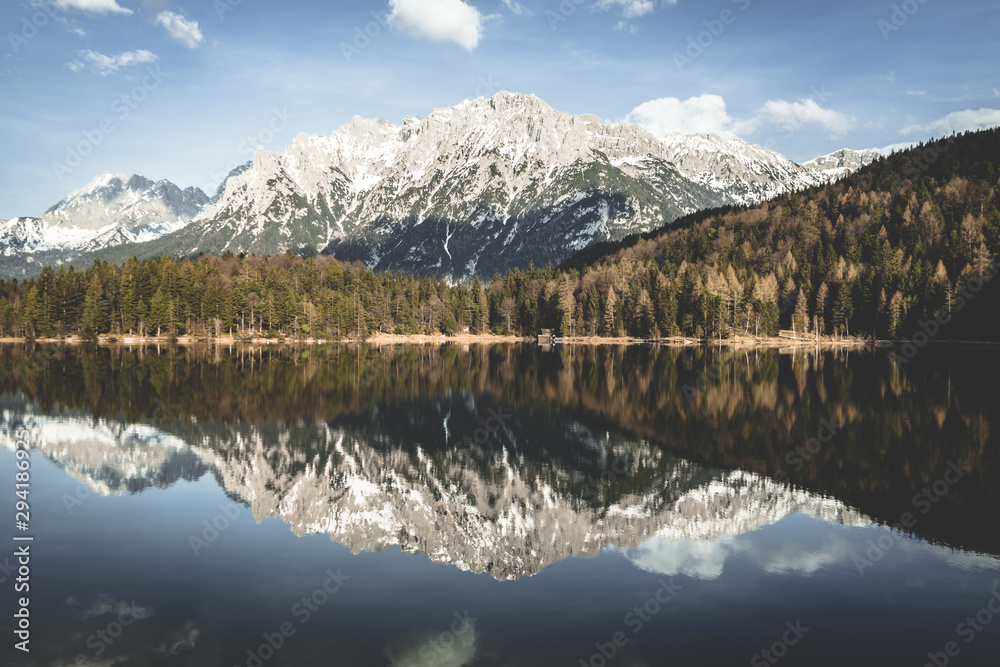 Mountain reflection