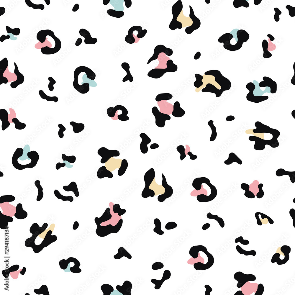 Seamless leopard pattern print Seamless leopard pattern print