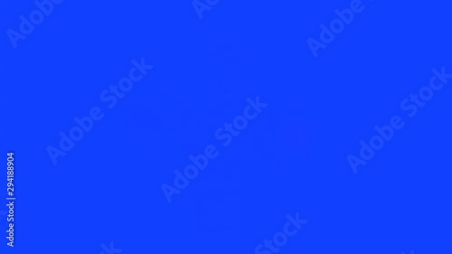 3D rendering on chroma key background of a sprawling explosion...