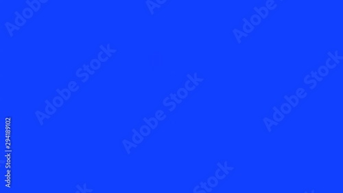 3D rendering on chroma key background of a sprawling explosion...