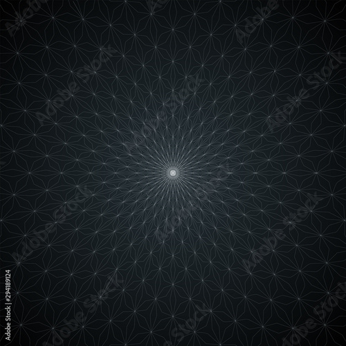 flower of life geometry pattern. photo