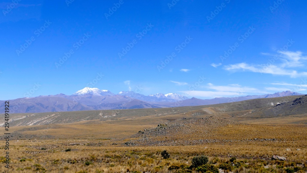 Altiplano et Volcans, Cordillère des Andes, Pérou