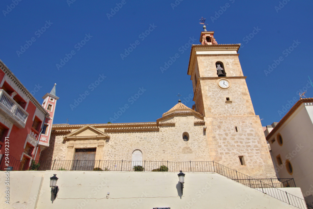 Iglesia de San Bartolomé, Ulea, Murcia, España	