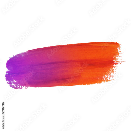 Painted text box. Abstract watercolor brush strokes painted background. Texture paper. Vector illustration.