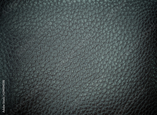 Black leather texture background surface,filter vintage tone