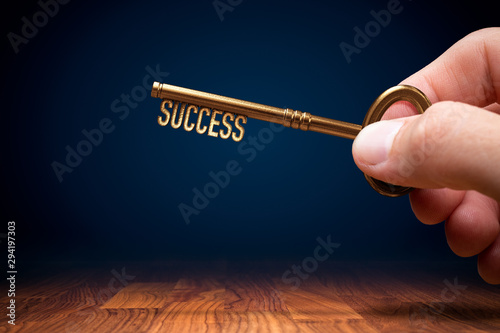 Coach has a key to success - motivation concept photo