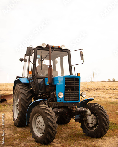 Tractor  working in the field