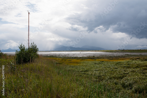 Küstenlandschaft bei wechselhaftem Wetter bei Homer , Kenai Halbinsel, Alaska