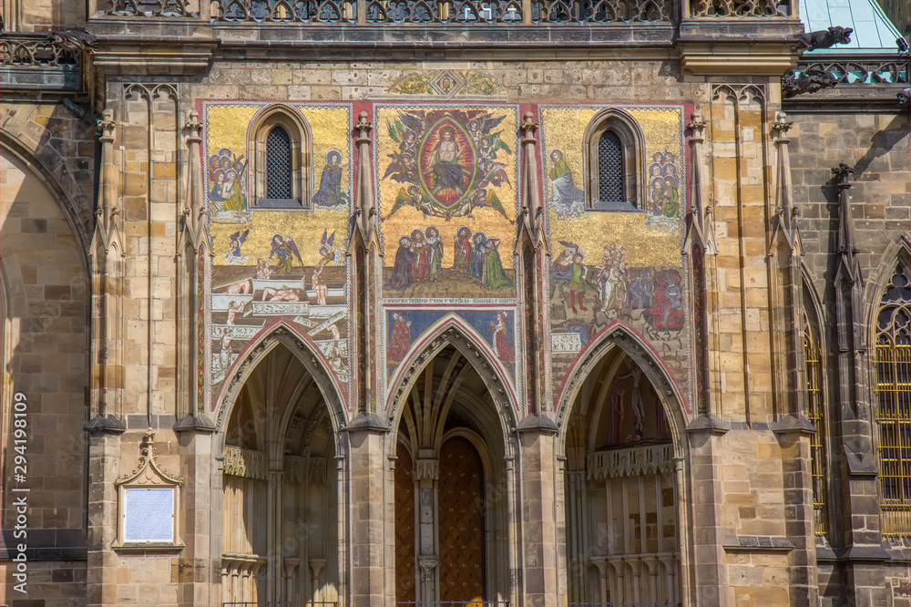 The Metropolitan Cathedral of Saints Vitus in Prague