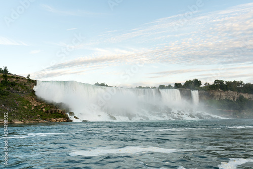 Lanscape view of Niagara Falls from the Ontario  Canadian side