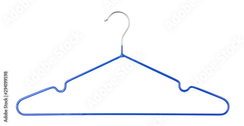 Clothes hanger isolated on white background