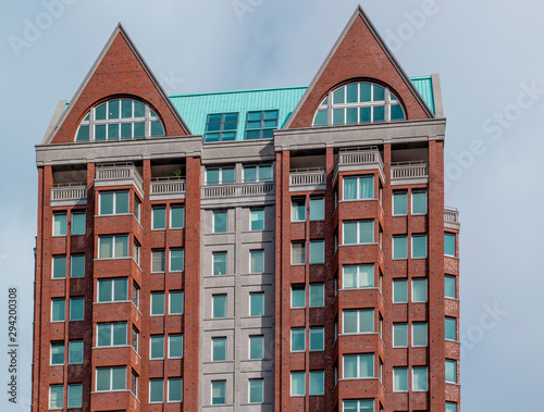 Flat building in Rotterdam, Netherlands photo