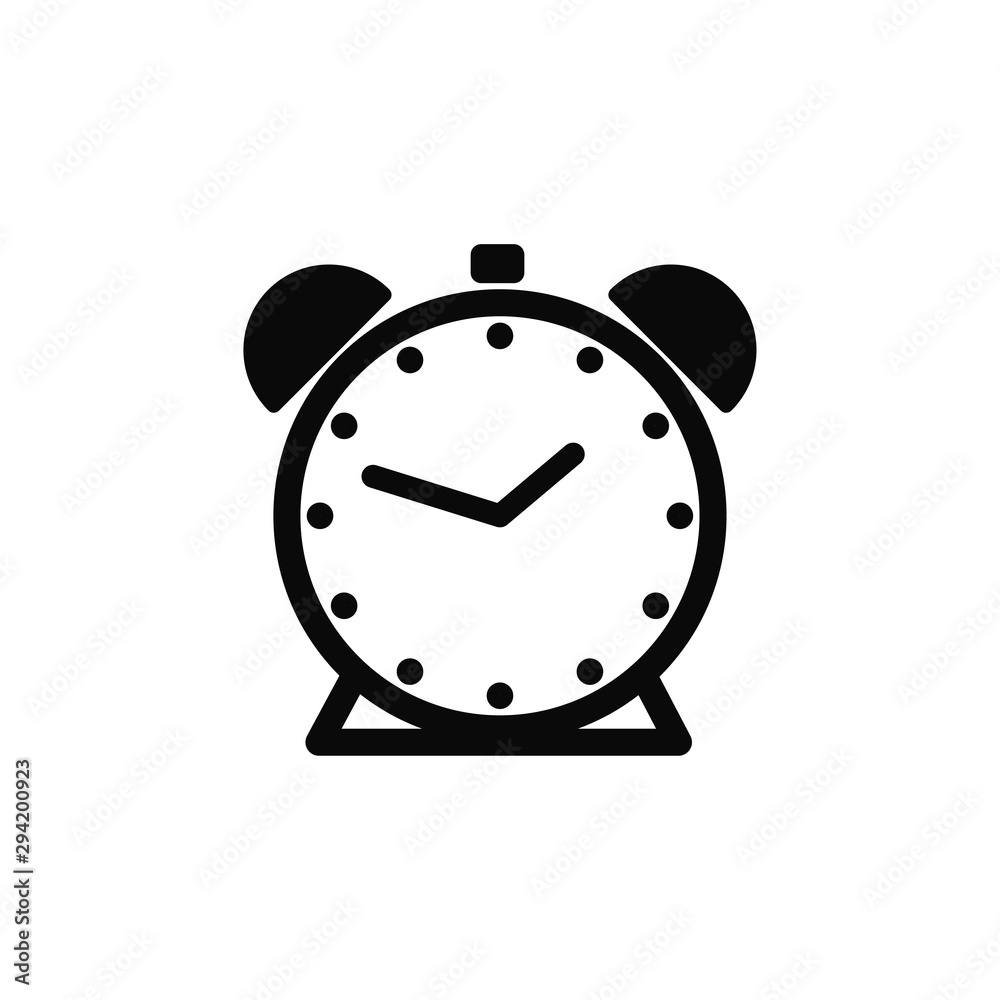 clock icon vector trendy flat design clock icon vector trendy flat design