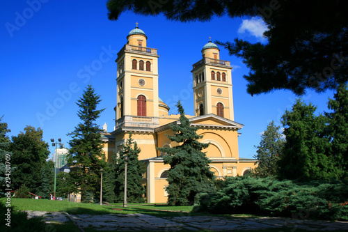 Obraz na płótnie Cathedral Basilica of Eger, Hungary w salonie