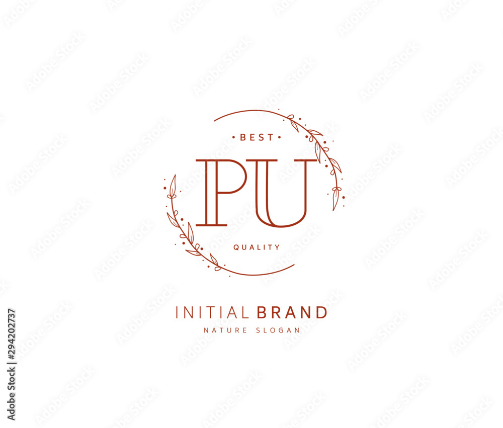 P U PU Beauty vector initial logo, handwriting logo of initial signature, wedding, fashion, jewerly, boutique, floral and botanical with creative template for any company or business. P U PU Beauty vector initial logo, handwriting logo of initial signature, wedding, fashion, jewerly, boutique, floral and botanical with creative template for any company or business.