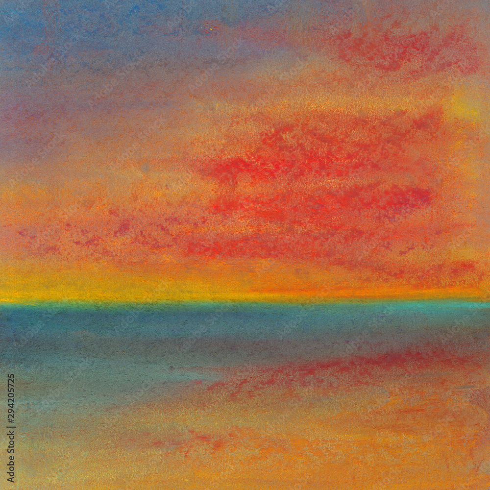 Abstract seascape. The texture of pastels Abstract seascape. The texture of pastels