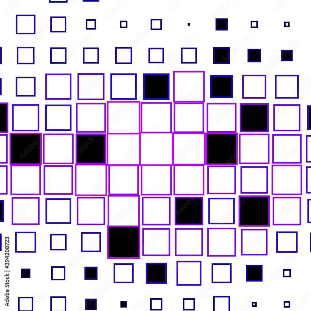 Light Purple, Pink vector template with rectangles. Abstract gradient illustration with colorful rectangles. Modern template for your landing page.