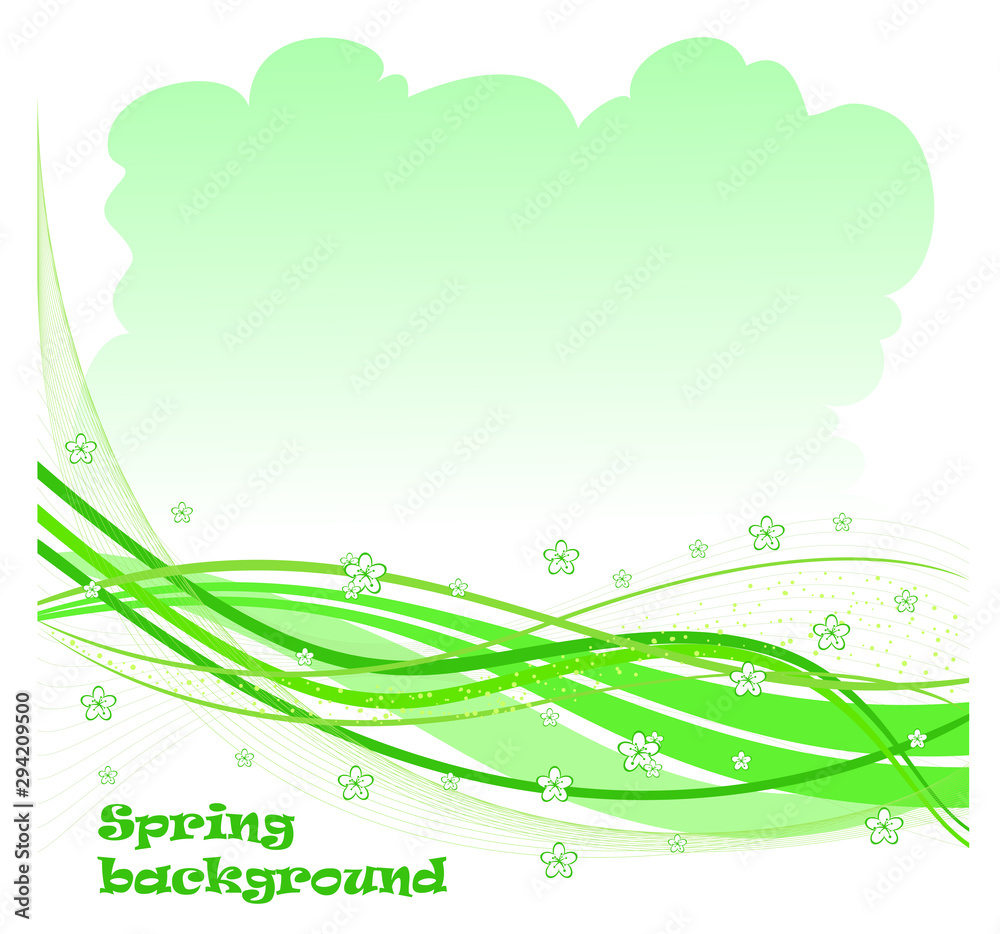 Template for greeting card, web banner, poster with seasonal pattern - winter, spring, summer, autumn. Illustration, vector Template for greeting card, web banner, poster with seasonal pattern - winter, spring, summer, autumn. Illustration, vector