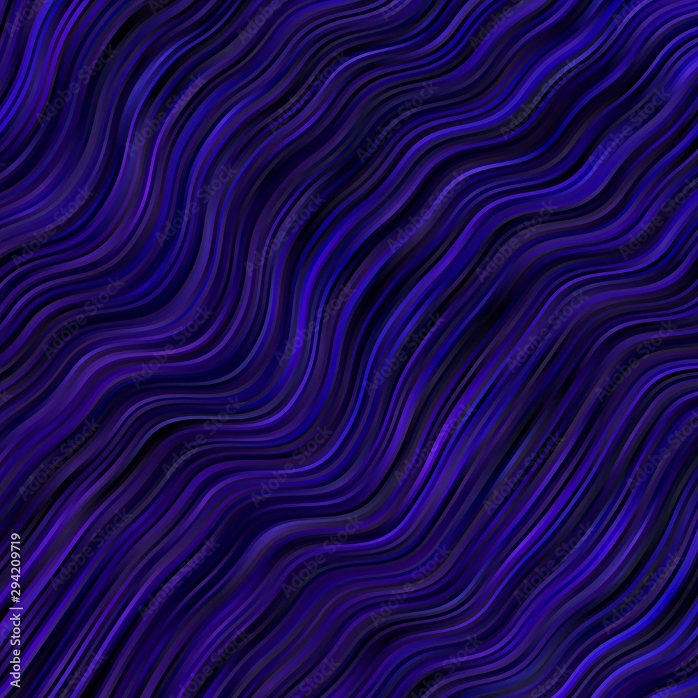 Dark Purple vector layout with curves. Bright sample with colorful bent lines, shapes. Pattern for websites, landing pages. Dark Purple vector layout with curves. Bright sample with colorful bent lines, shapes. Pattern for websites, landing pages.