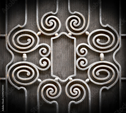 .forged door elements photo