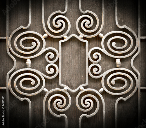 .forged door elements photo