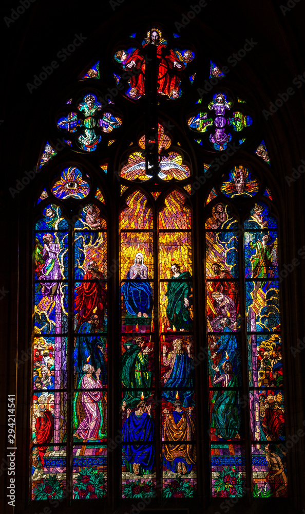 St Vitus cathedral window