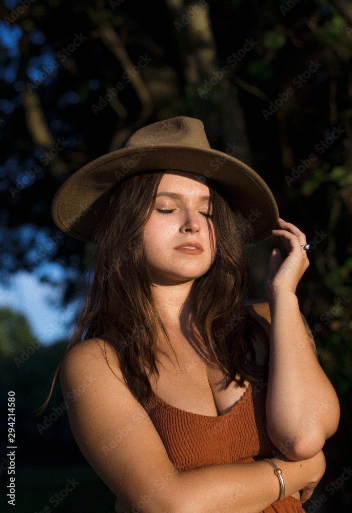 Woman In Hat 