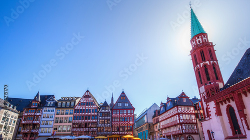Old medieval buildings in Frankfurt am Main.