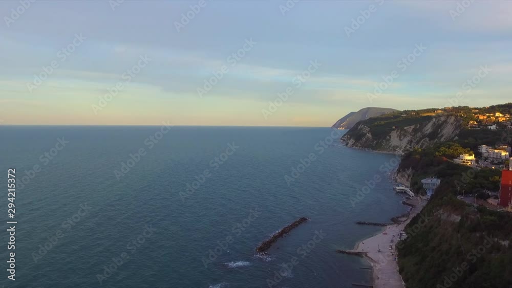 Il Passetto di Ancona visto dal drone Il Passetto di Ancona visto dal drone