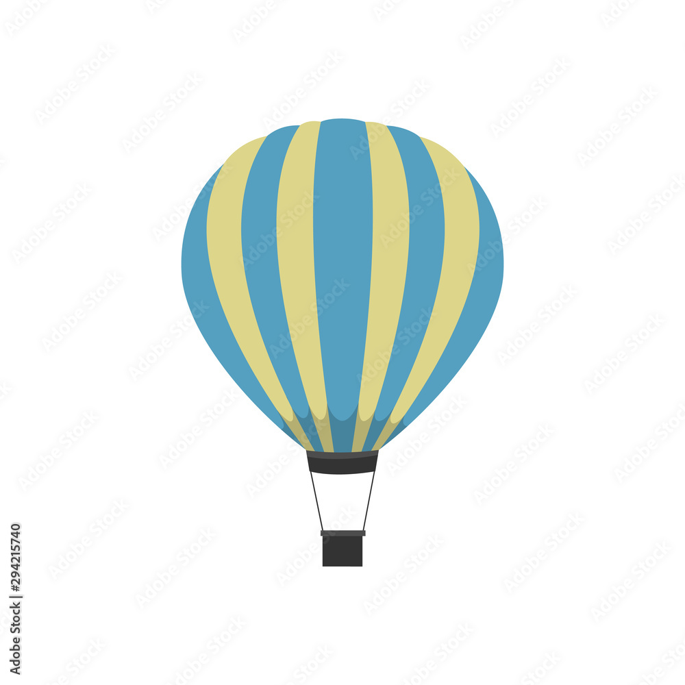 Obraz premium Colorful Hot air balloon isolated on white background. vector format.