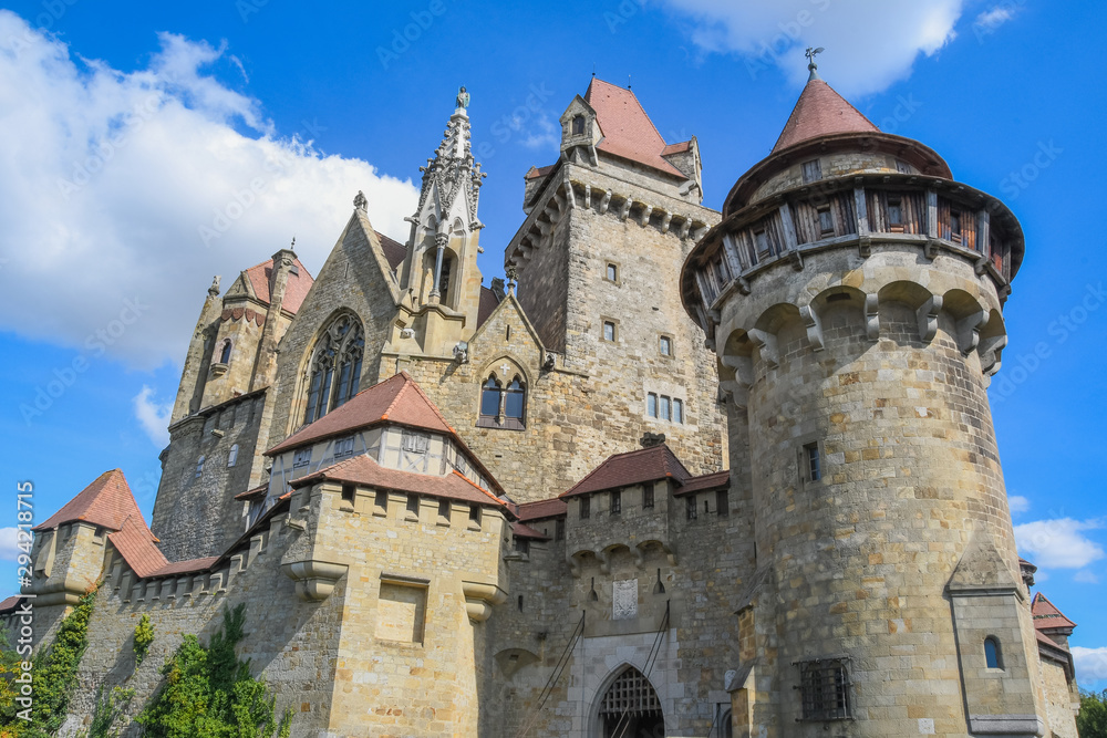 Burg Kreuzenstein, an almost fairy tale like castle near Vienna Austria