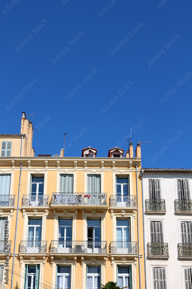 Old town houses - Hyeres - Provence - FRANCE Old town houses - Hyeres - Provence - FRANCE