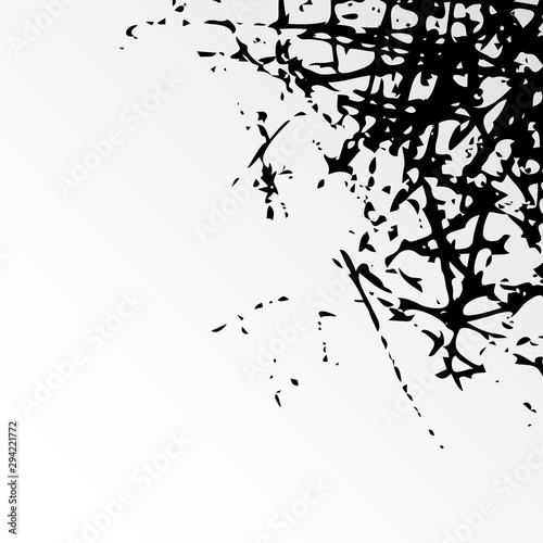 Abstract Grunge Texture black scratches on white