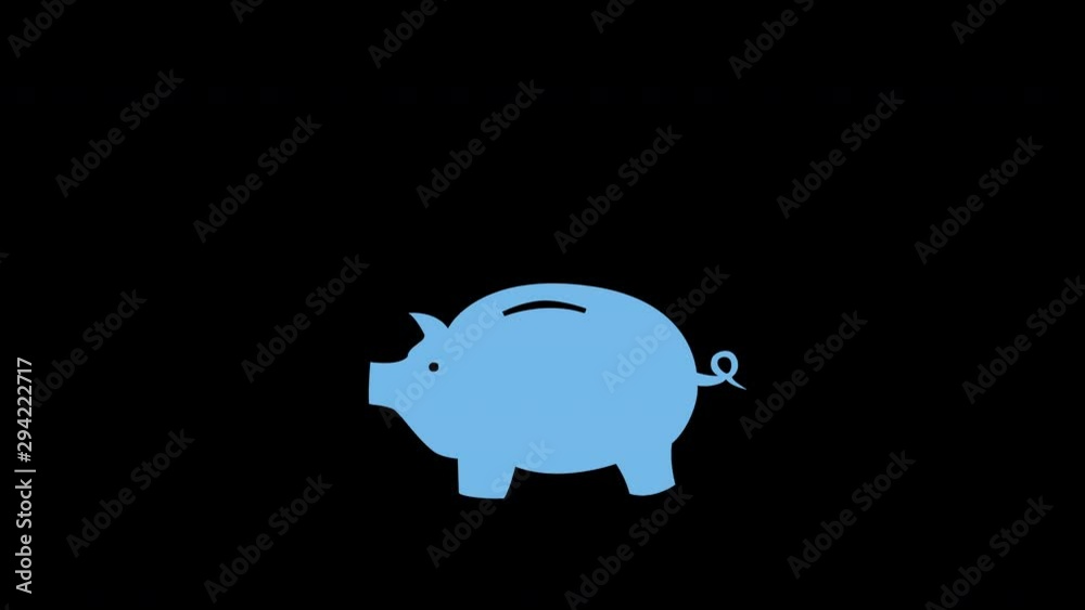 4K resolution loop view. animate graphic minimal icon concept, Collecting insert coin in kawaii picky jar on black background, present finance concept is saving money and planing for something else, 4K resolution loop view. animate graphic minimal icon concept, Collecting insert coin in kawaii picky jar on black background, present finance concept is saving money and planing for something else,