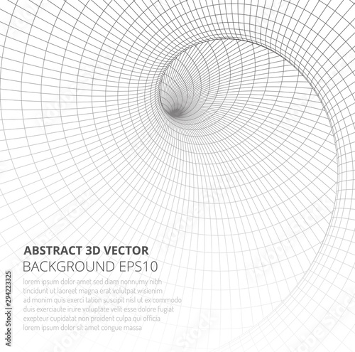 Abstract geometric background. Optical illusion of spiral motion.