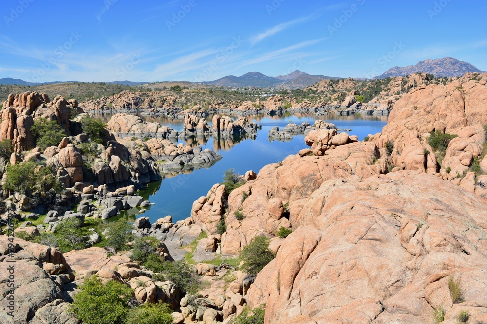 Watson Lake and Granite Dells Payson Arizona Rock Boulder Water